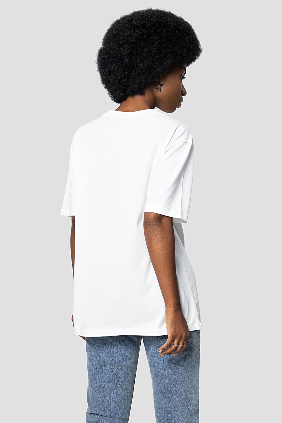 Loft Loose Fit Kadın Tişört LF2032429 Beyaz