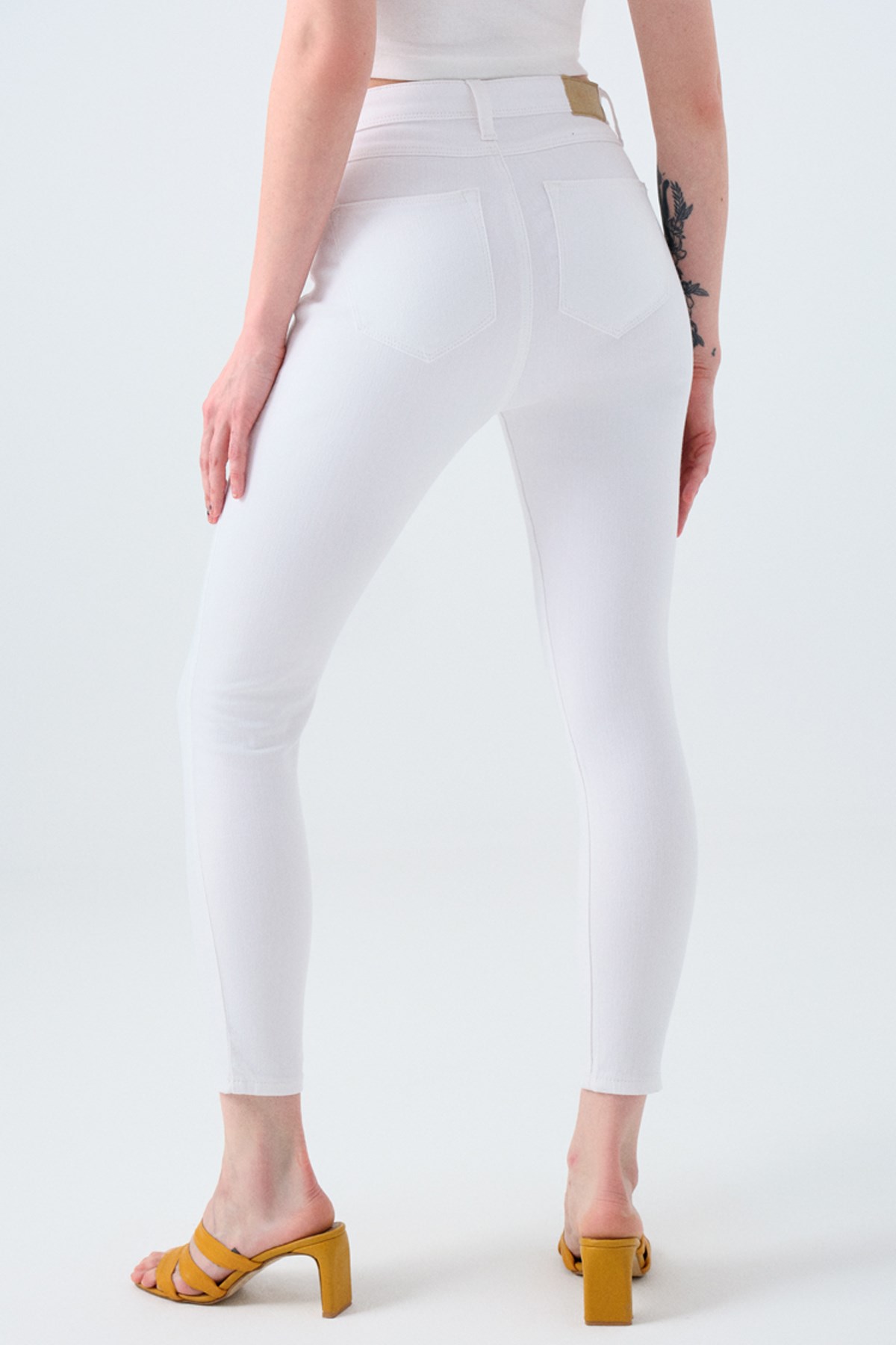 Loft Natalie Julia White Kadın Pantolon Lf2032465 Beyaz