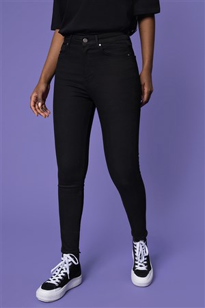 Loft Natalie Skinny Kadın Pantolon LF2032466 Siyah