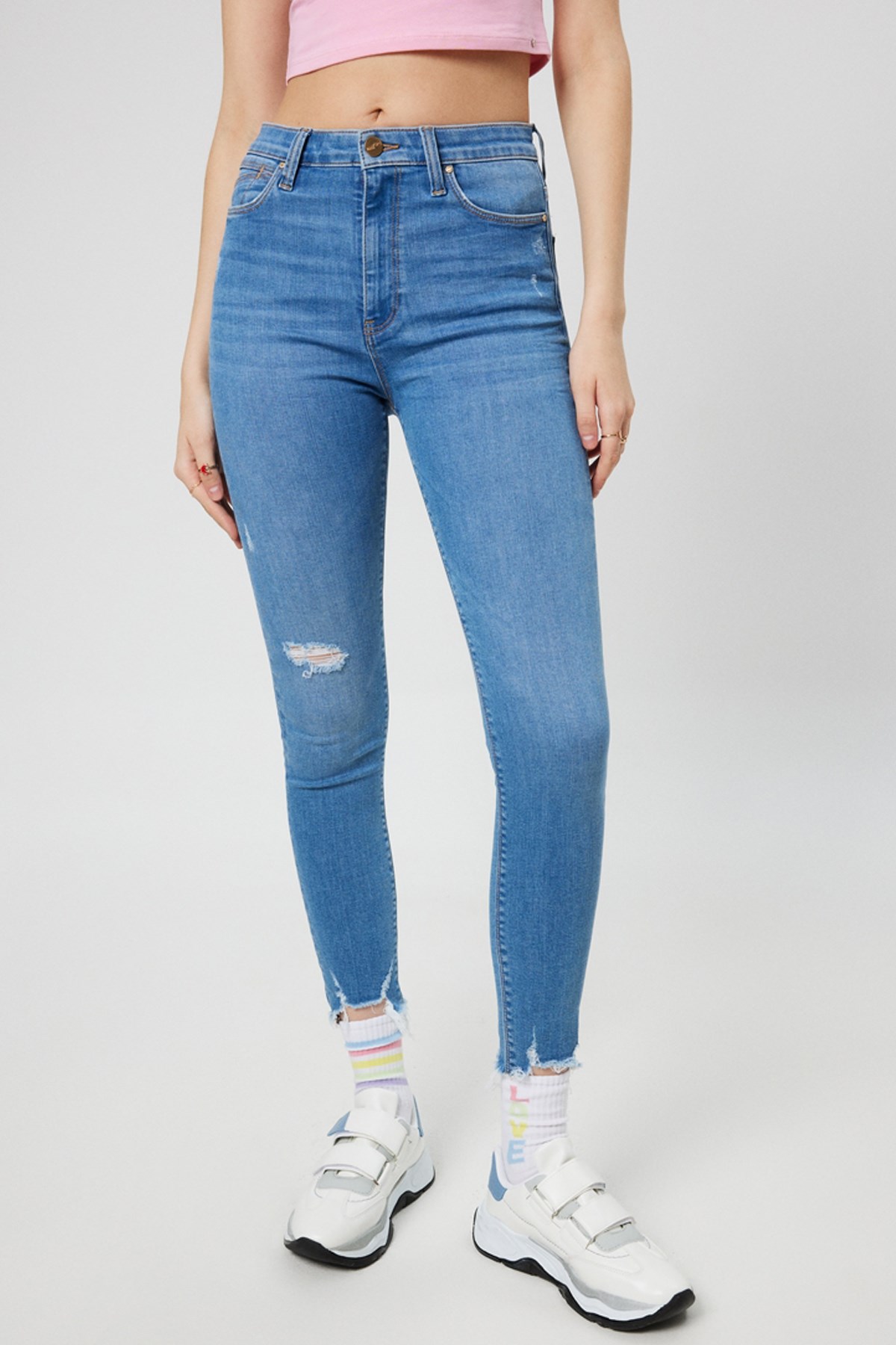 Loft Natalie Skinny Kadın Pantolon LF2032494 Mavi