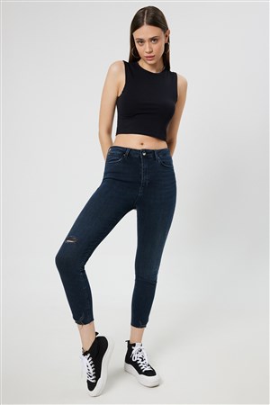 Loft Natalie Skinny Kadın Pantolon LF2032496 Mavi