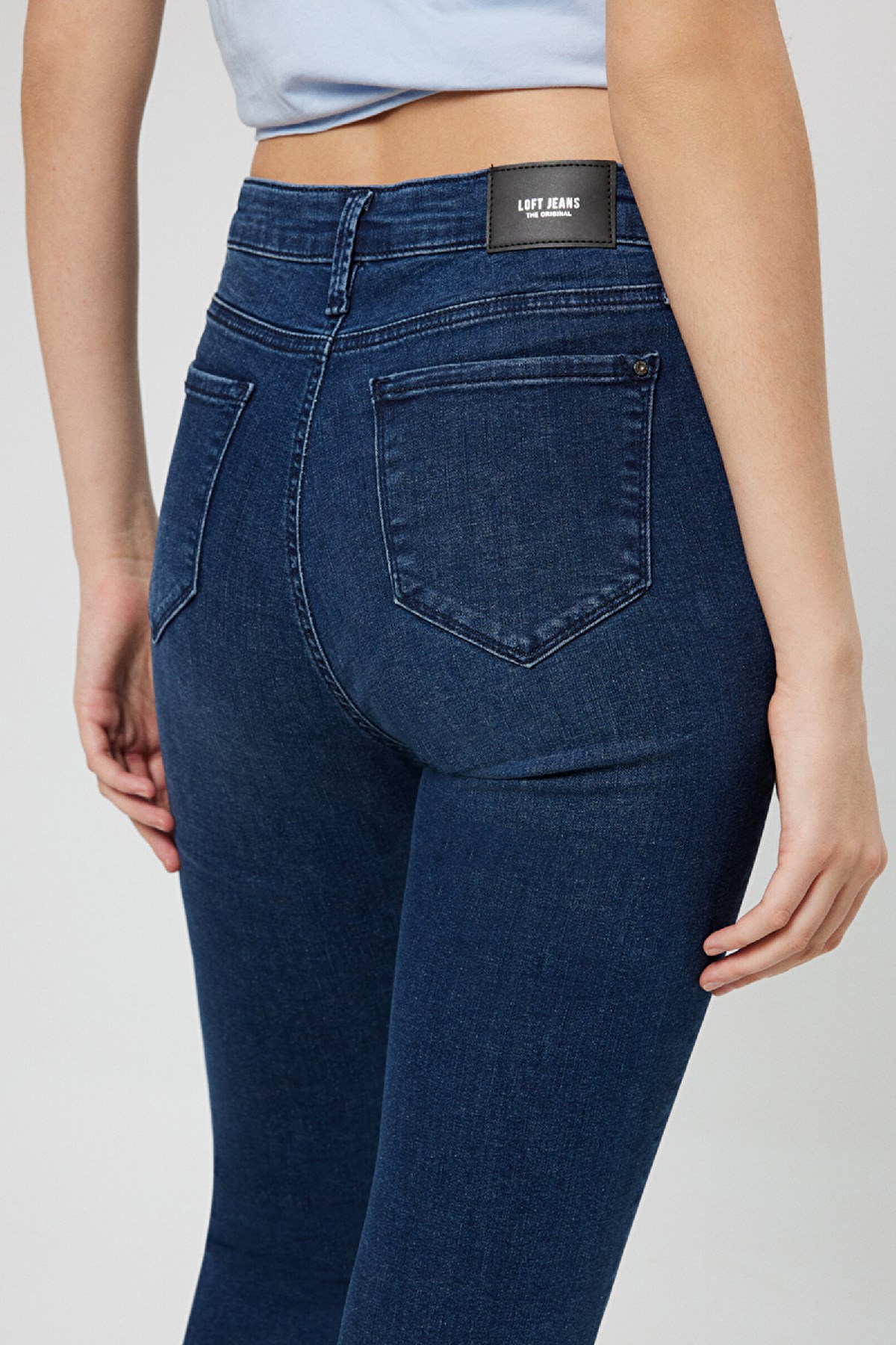 Loft Nicole Skinny Kadın Pantolon LF2032549 Mavi