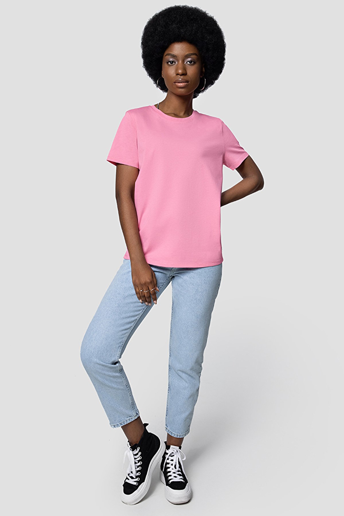 Loft Mom Regular Fit Kadın Pantolon LF2032586 Mavi