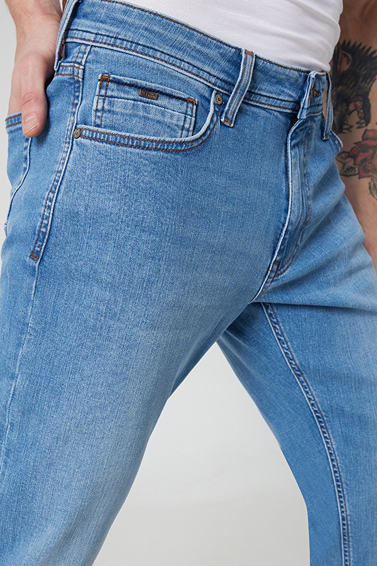 Loft Terrybrown Slim Fit Erkek Pantolon LF2032672 Mavi
