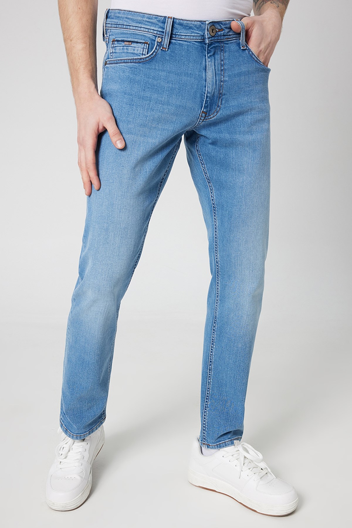 Loft Terrybrown Slim Fit Erkek Pantolon LF2032672 Mavi