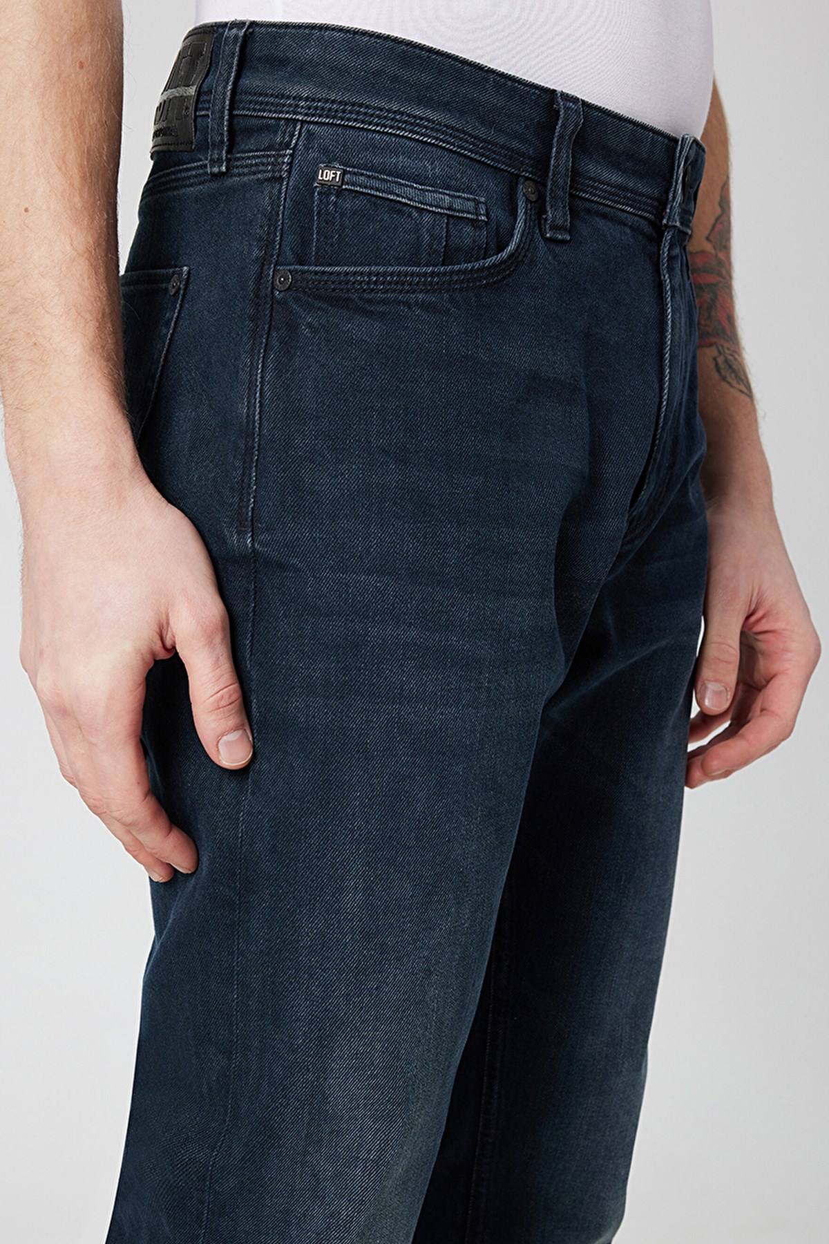 Loft Terrybrown Slim Fit Erkek Pantolon LF2032711 Mavi