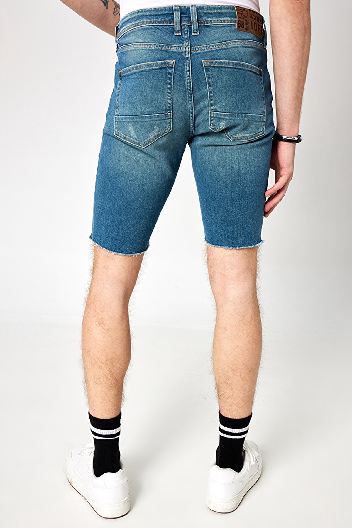 Loft Slim Fit Erkek Şort LF2032717 Mavi