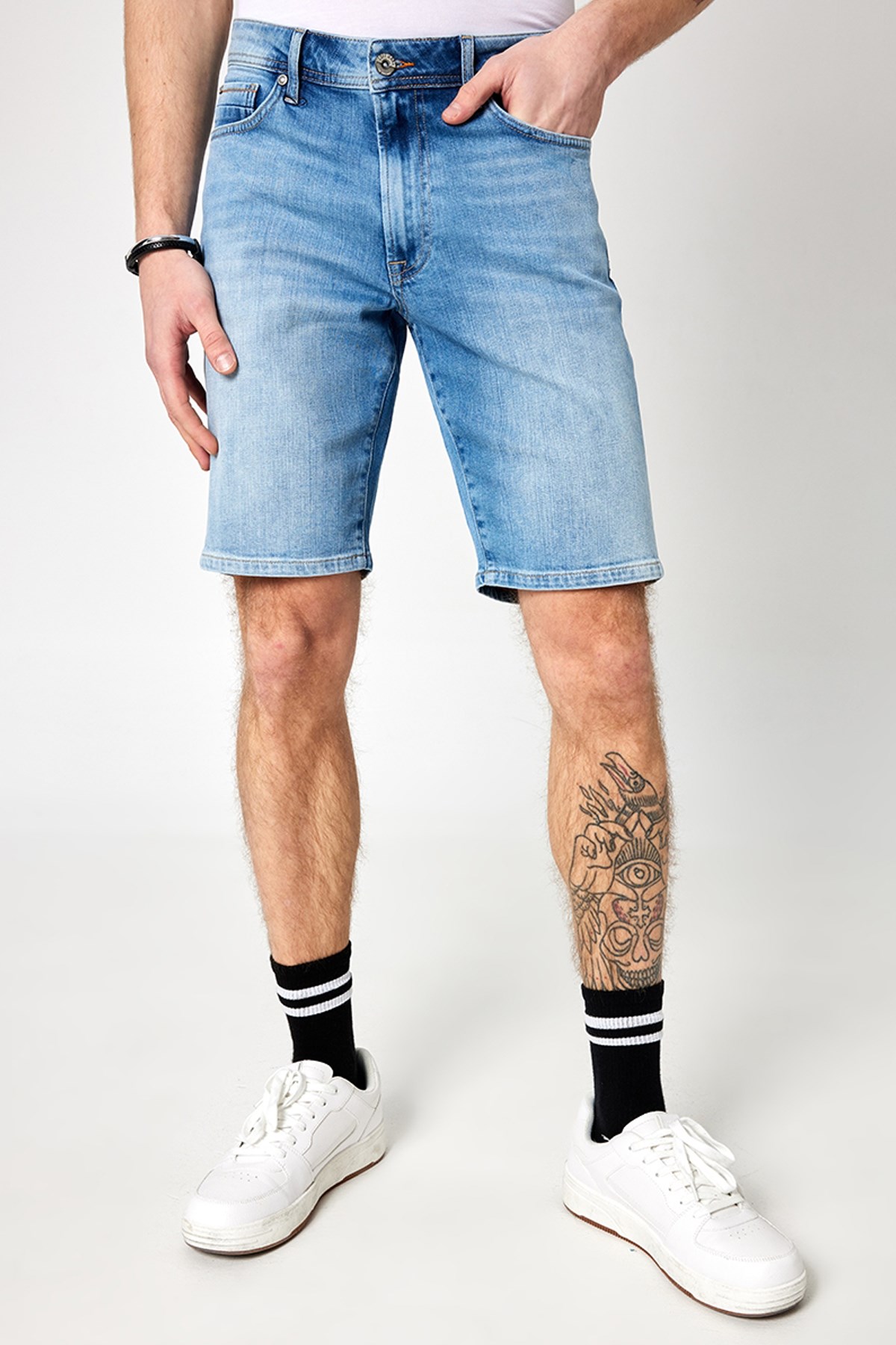 Loft Slim Fit Erkek Şort LF2032718 Mavi