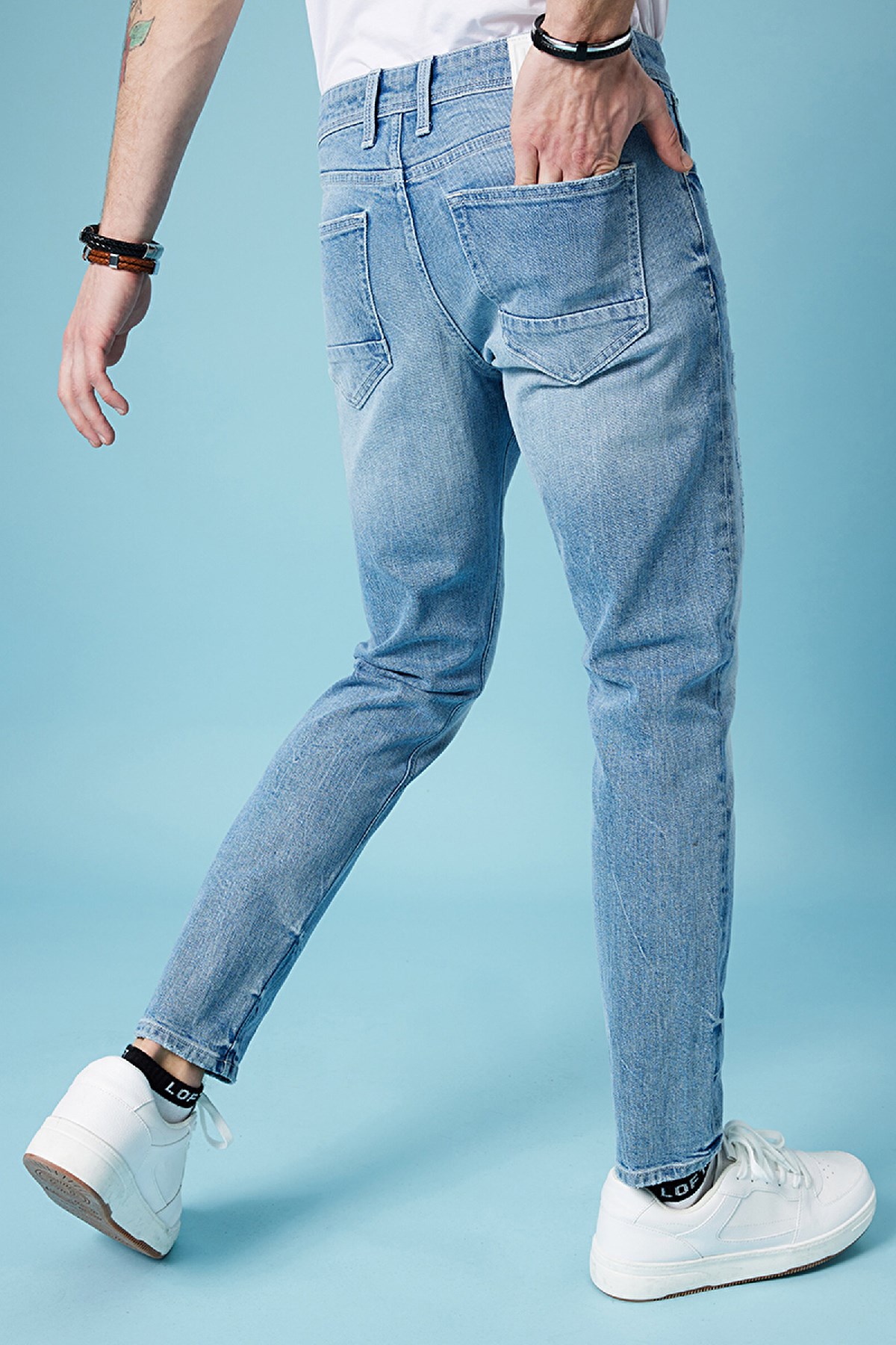Loft Ricardo Slim Fit Erkek Pantolon LF2032778 Mavi