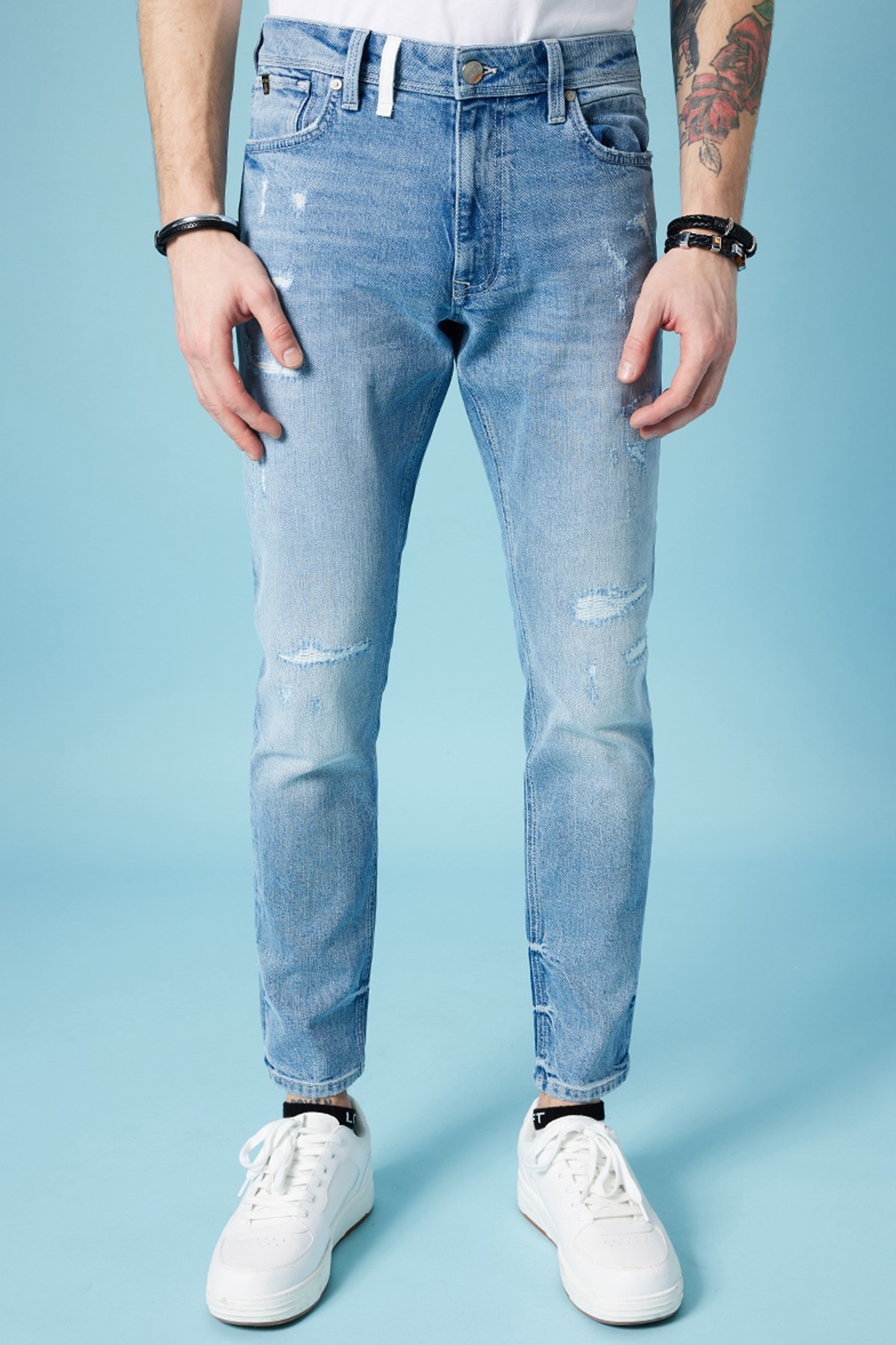 Loft Ricardo Slim Fit Erkek Pantolon LF2032778 Mavi
