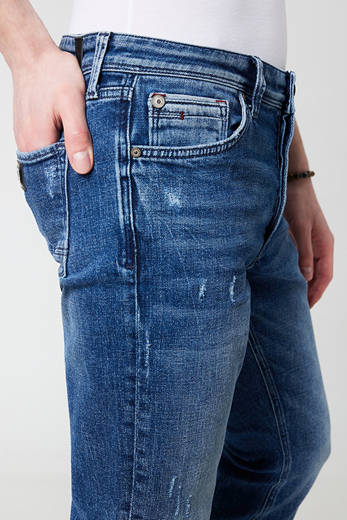 Loft Ricardo Slim Fit Erkek Pantolon LF2032792 Mavi