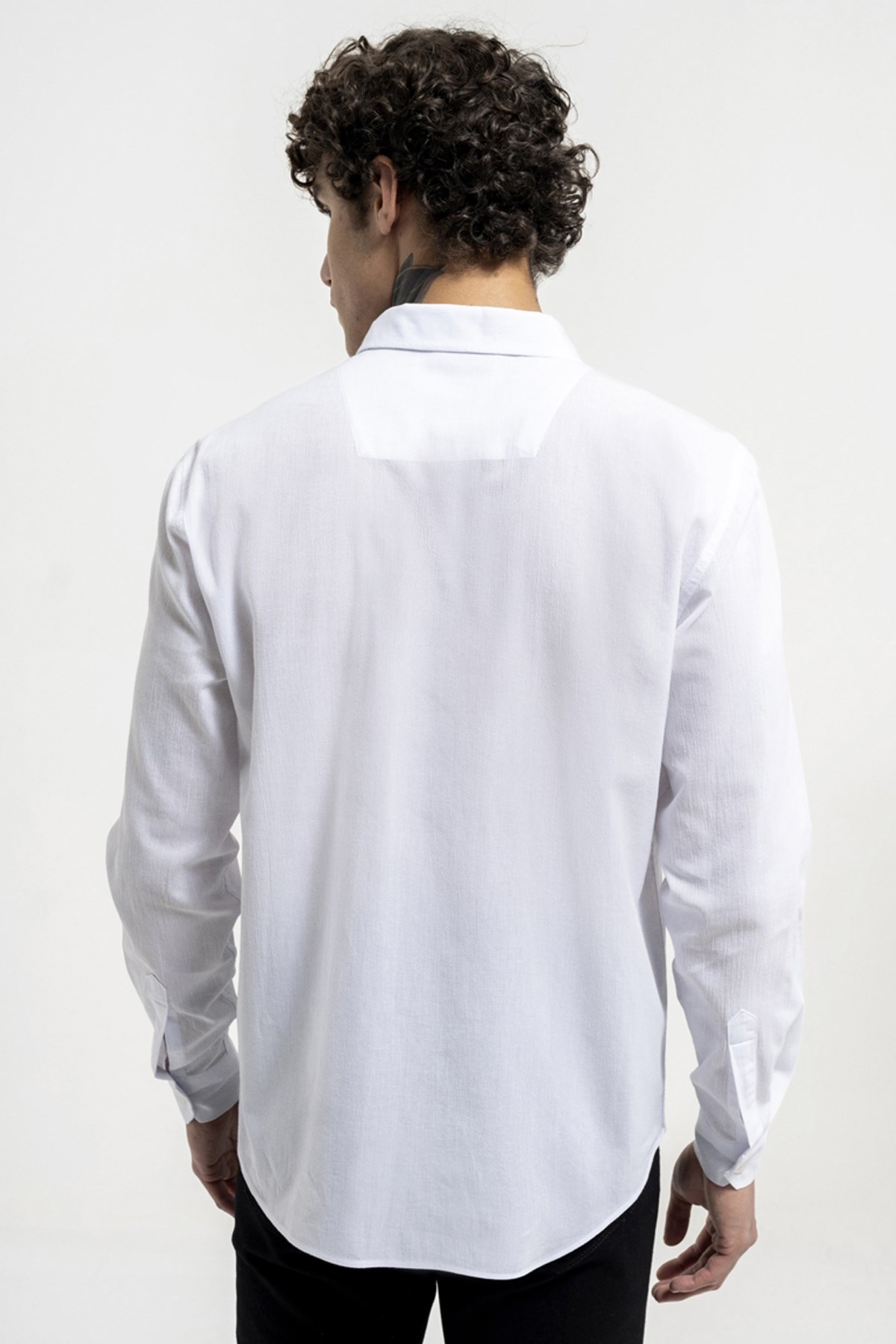 Loft Oversize Fit Erkek Gömlek LF2033014 Beyaz