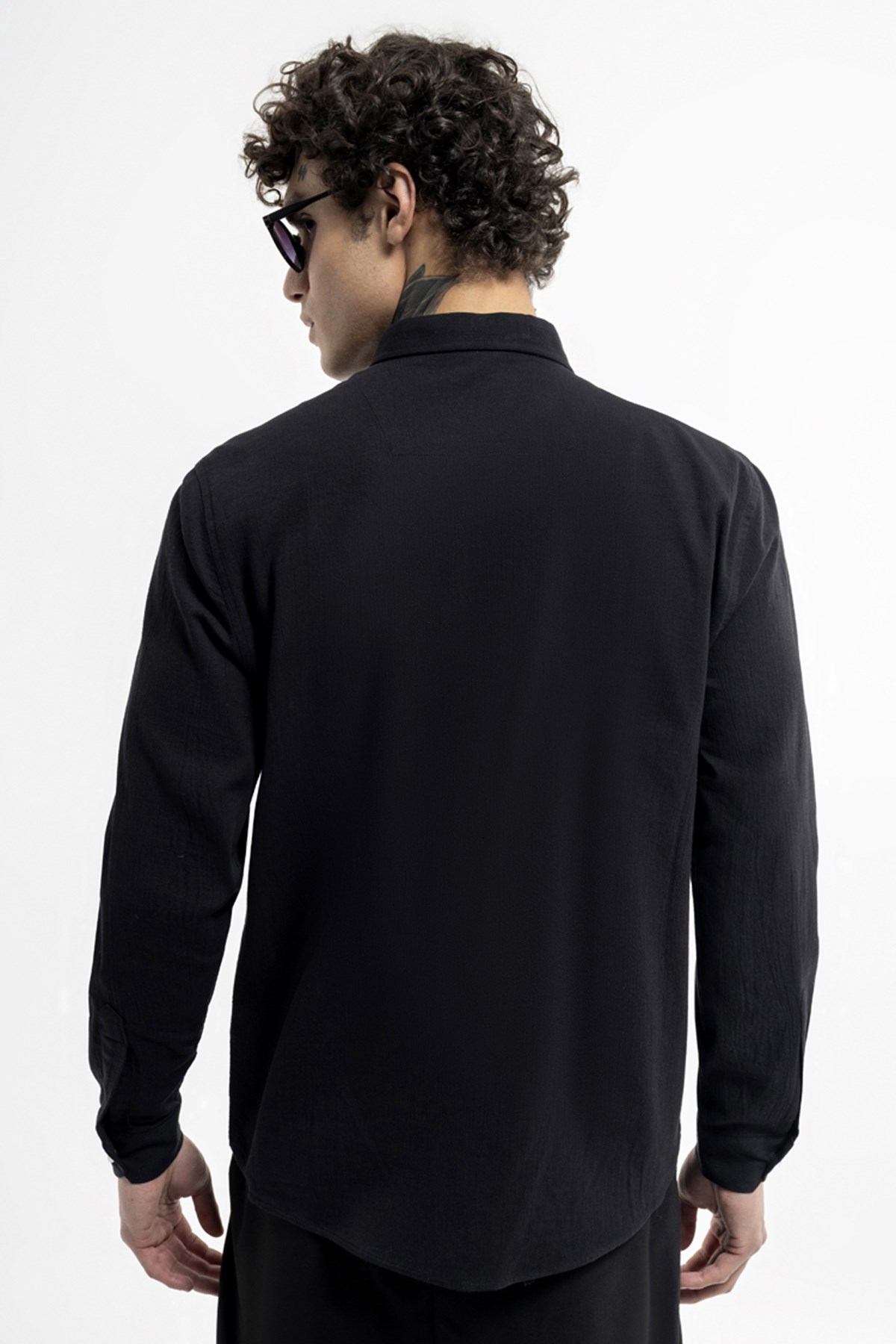 Loft Oversize Fit Erkek Gömlek LF2033014 Siyah