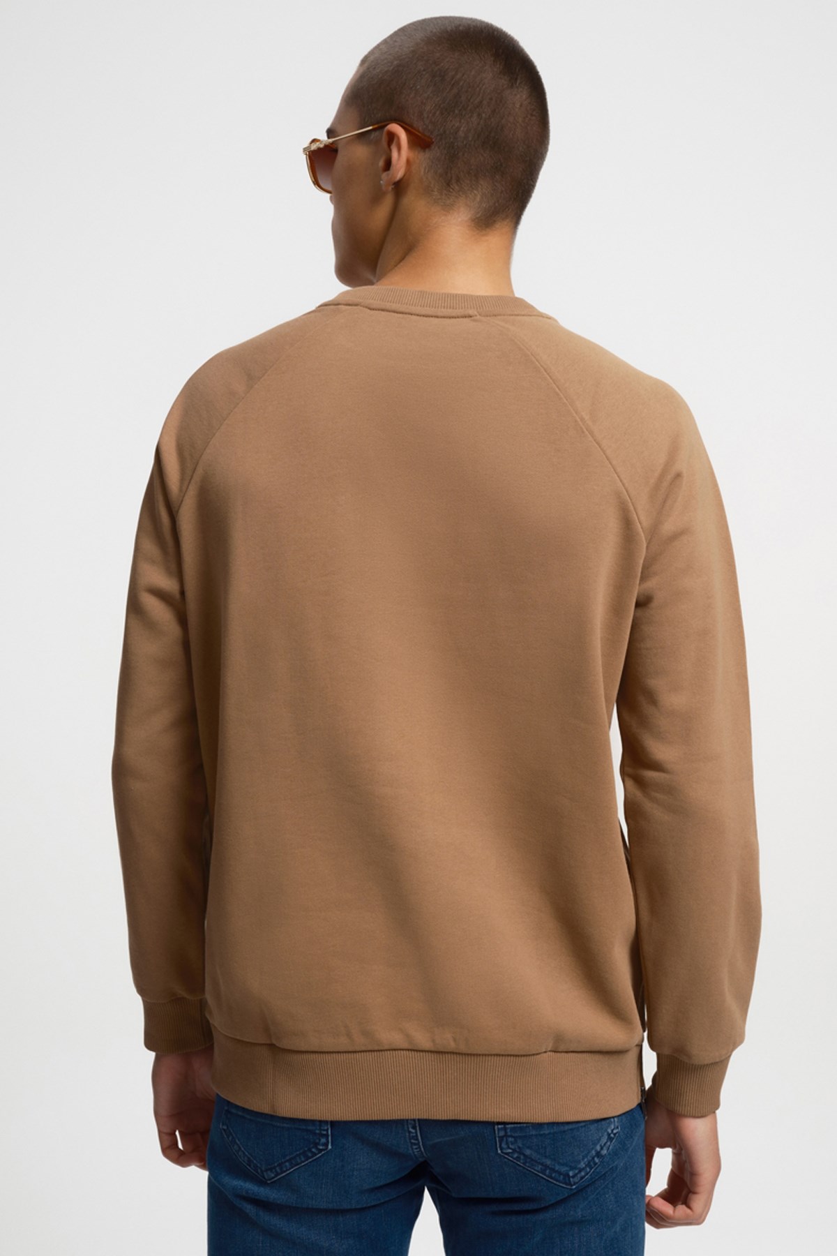 Loft Erkek Sweatshirt LF2033096 Kahverengi