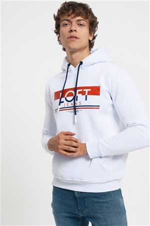 Loft Erkek Sweatshirt LF2033105 Beyaz