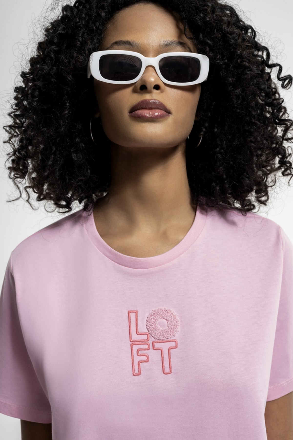 Loft Regular Fit Kadın Tişört LF2033151 Pembe