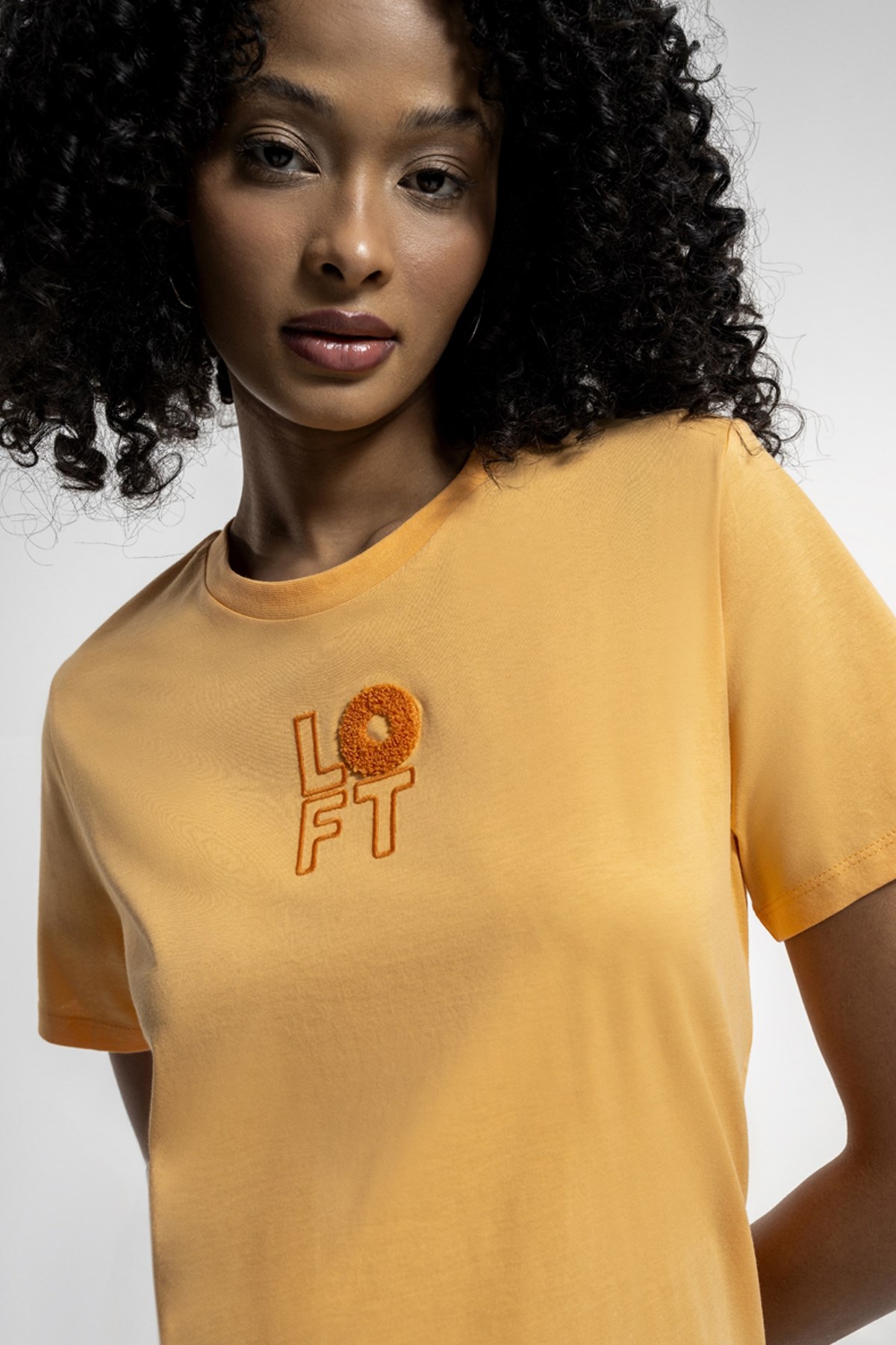 Loft Regular Fit Kadın Tişört LF2033151 Sarı