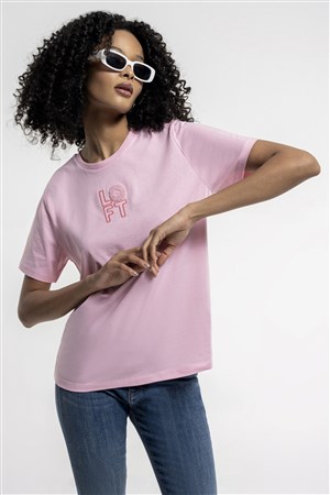 Loft Regular Fit Kadın Tişört LF2033151 Pembe
