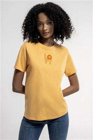 Loft Regular Fit Kadın Tişört LF2033151 Sarı