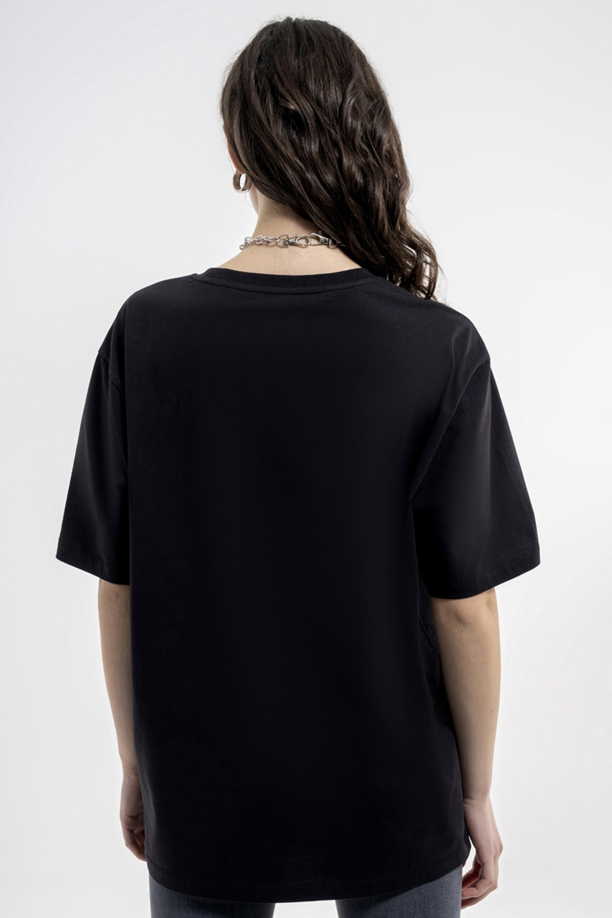 Loft Loose Fit Kadın Tişört LF2033153 Siyah