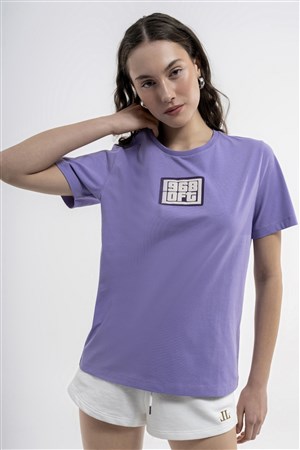 Loft  Regular Fit Kadın Tişört LF2033154 Mor