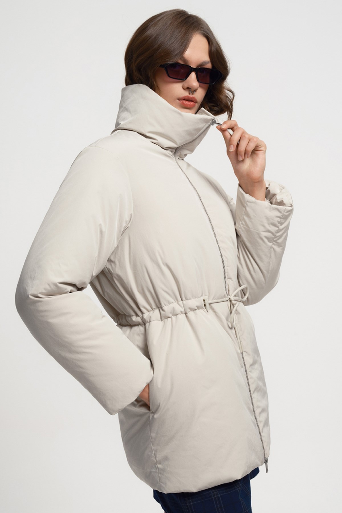Loft Regular Fit Kadın Mont LF2033183 Bej
