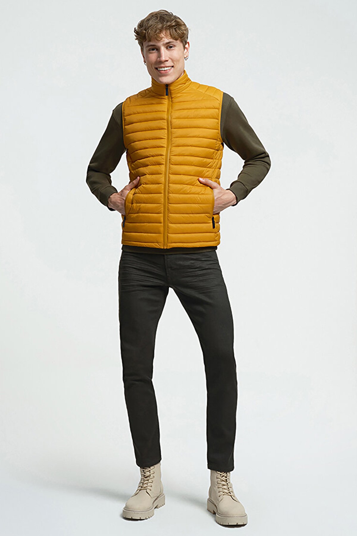 Loft Erkek Yelek LF2033222 Sarı