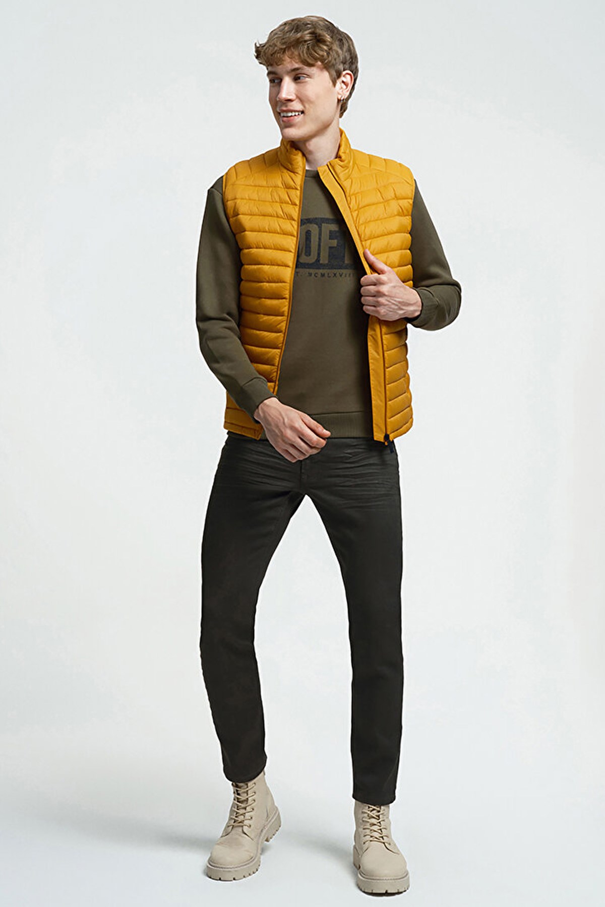 Loft Erkek Yelek LF2033222 Sarı