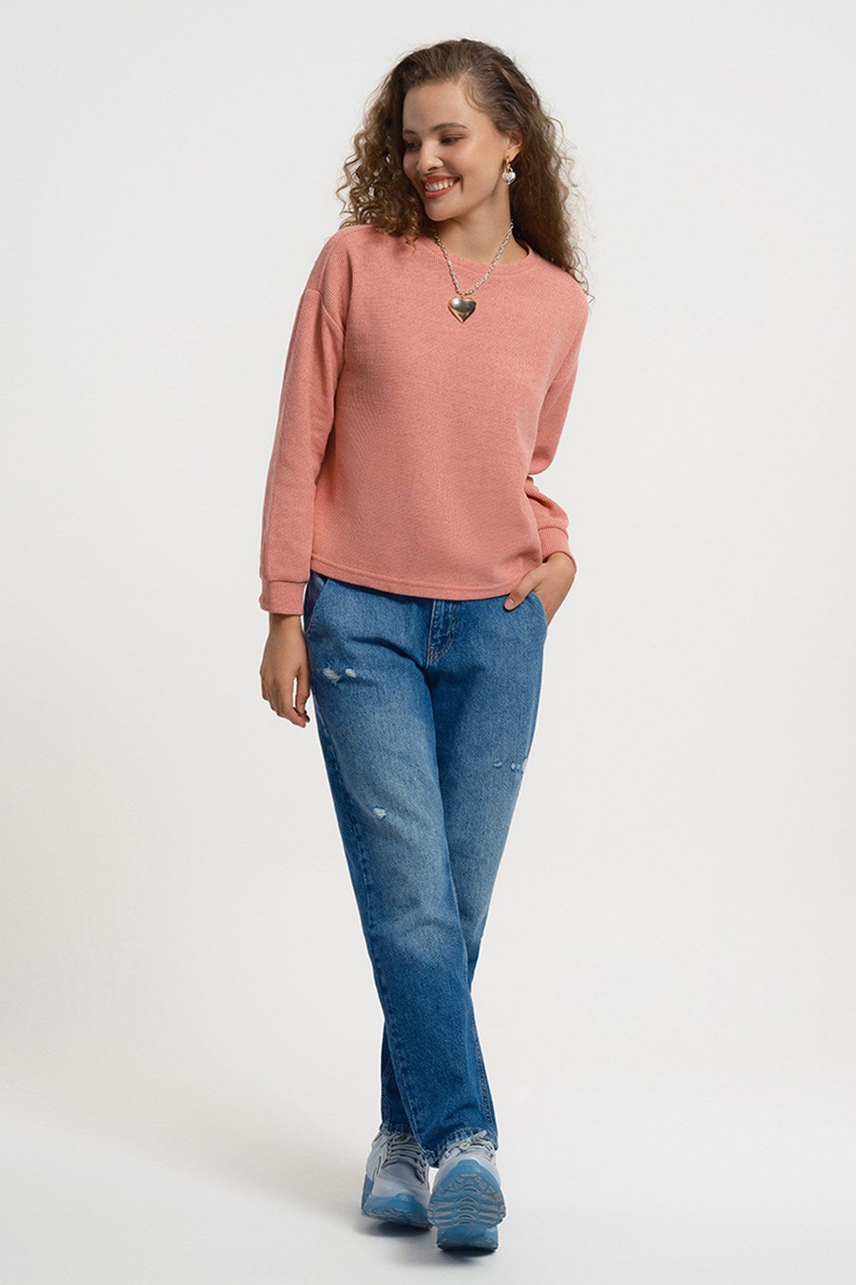 Loft Kadın Sweatshirt LF2033262 Pembe
