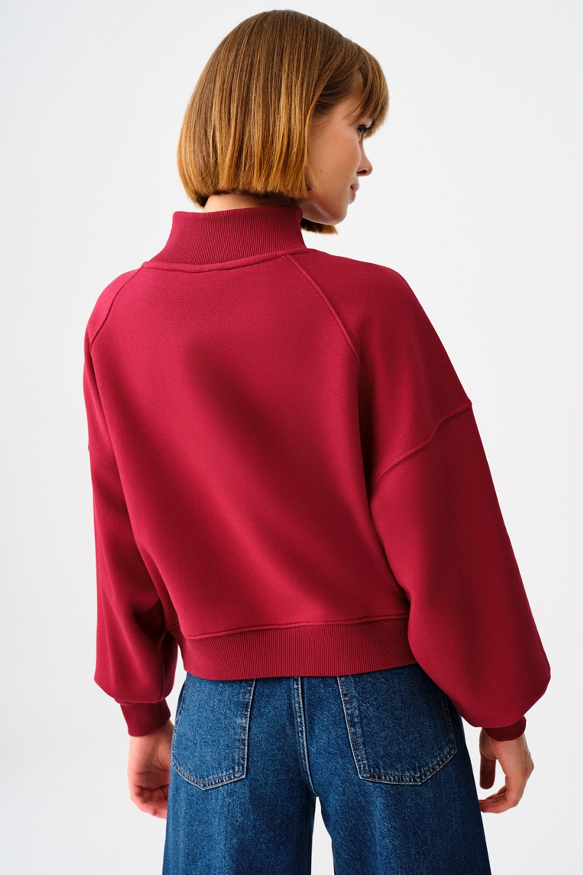 Loft Kadın Sweatshirt LF2033273 Bordo