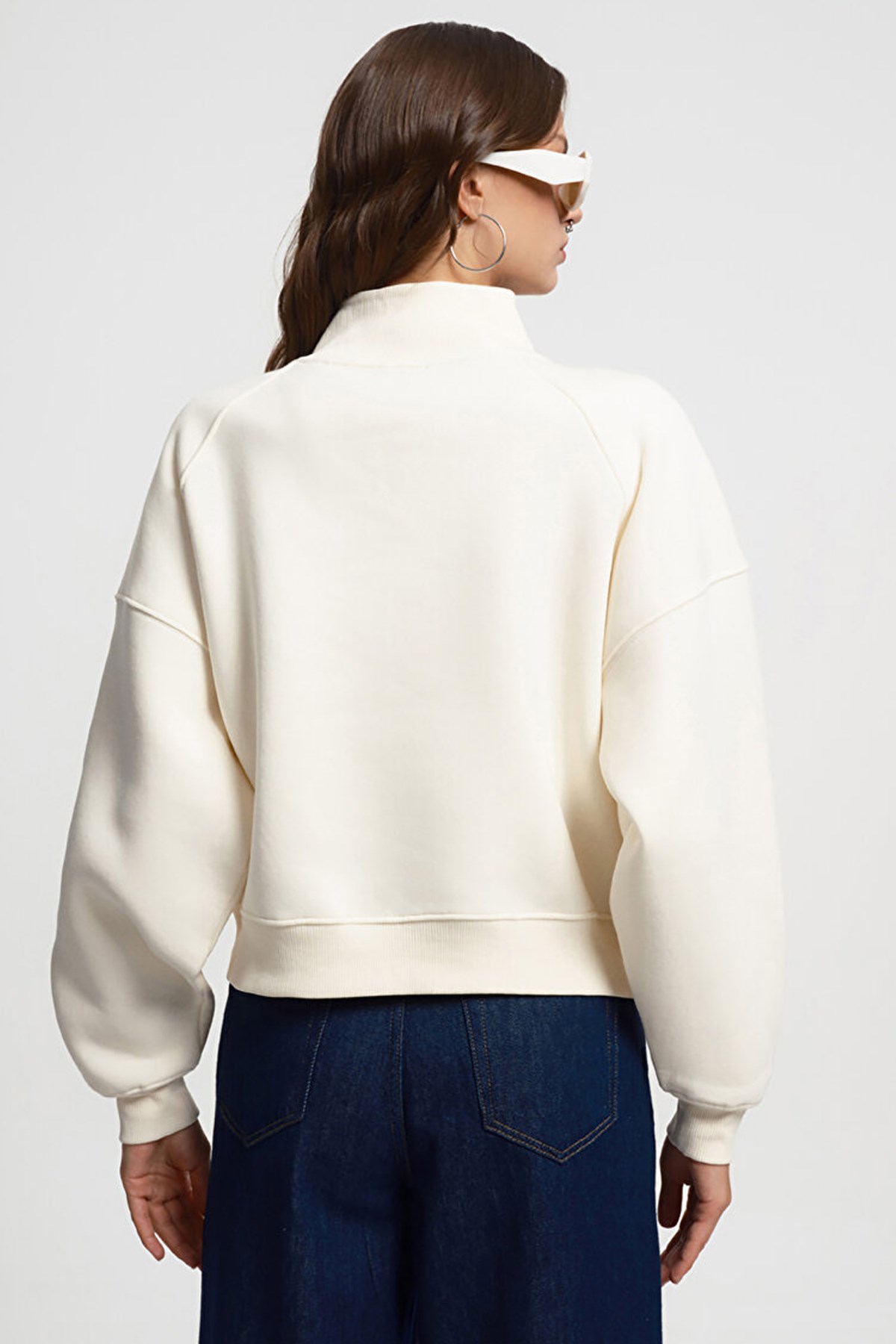 Loft Kadın Sweatshirt LF2033273 Ekru