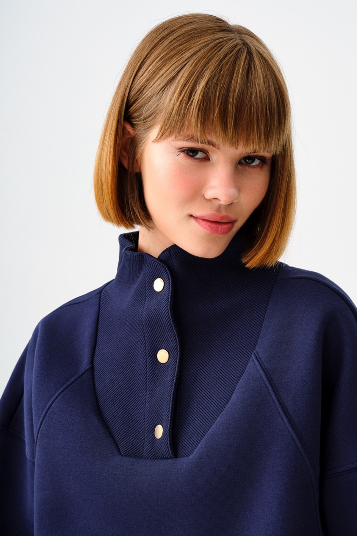 Loft Kadın Sweatshirt LF2033273 Lacivert