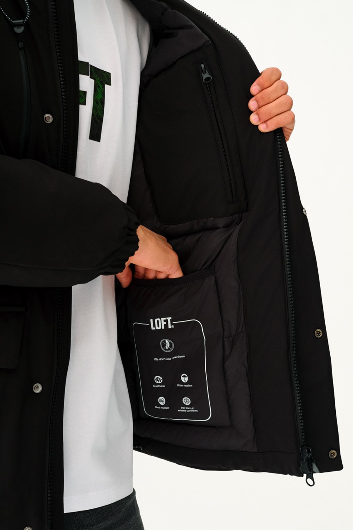 Loft Erkek Mont LF2033358 Siyah