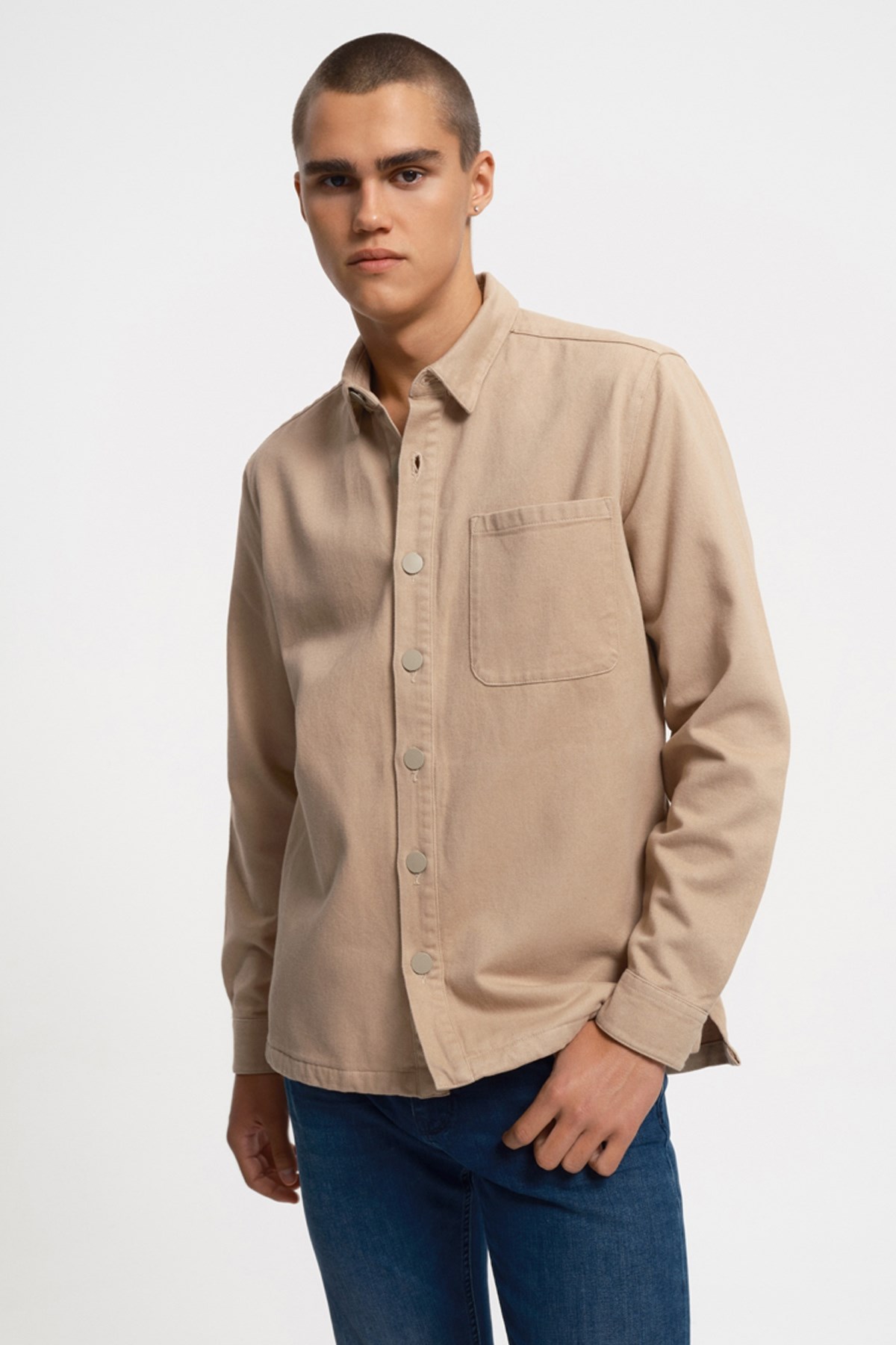 Loft Erkek Gömlek LF2033368 Bej