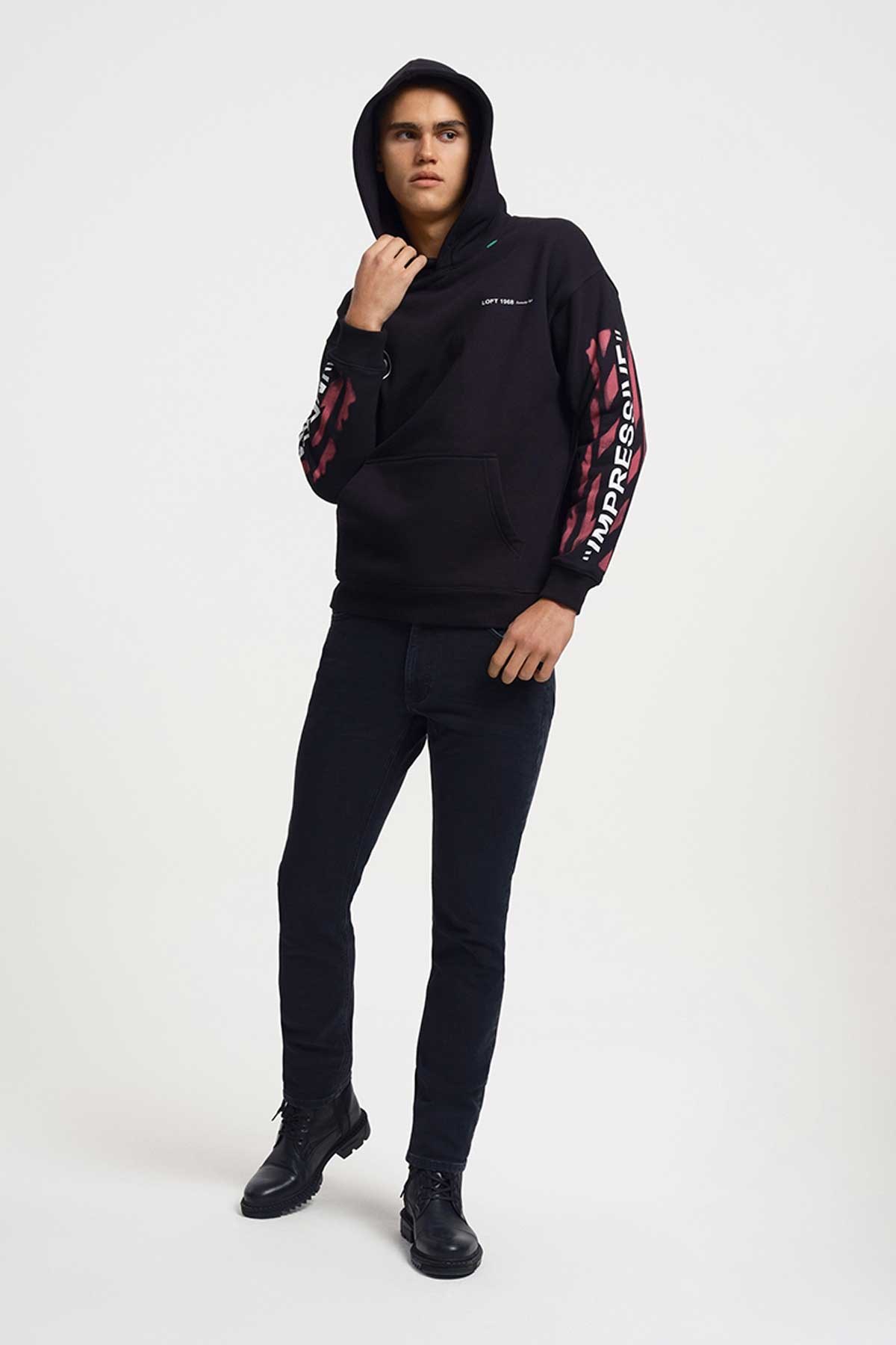 Loft Erkek Sweatshirt LF2033388 Siyah