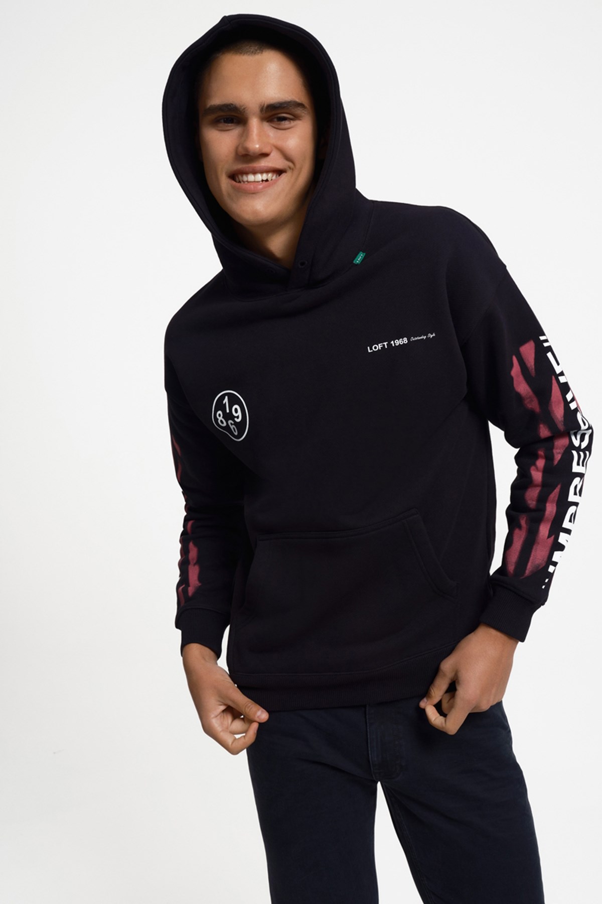 Loft Erkek Sweatshirt LF2033388 Siyah