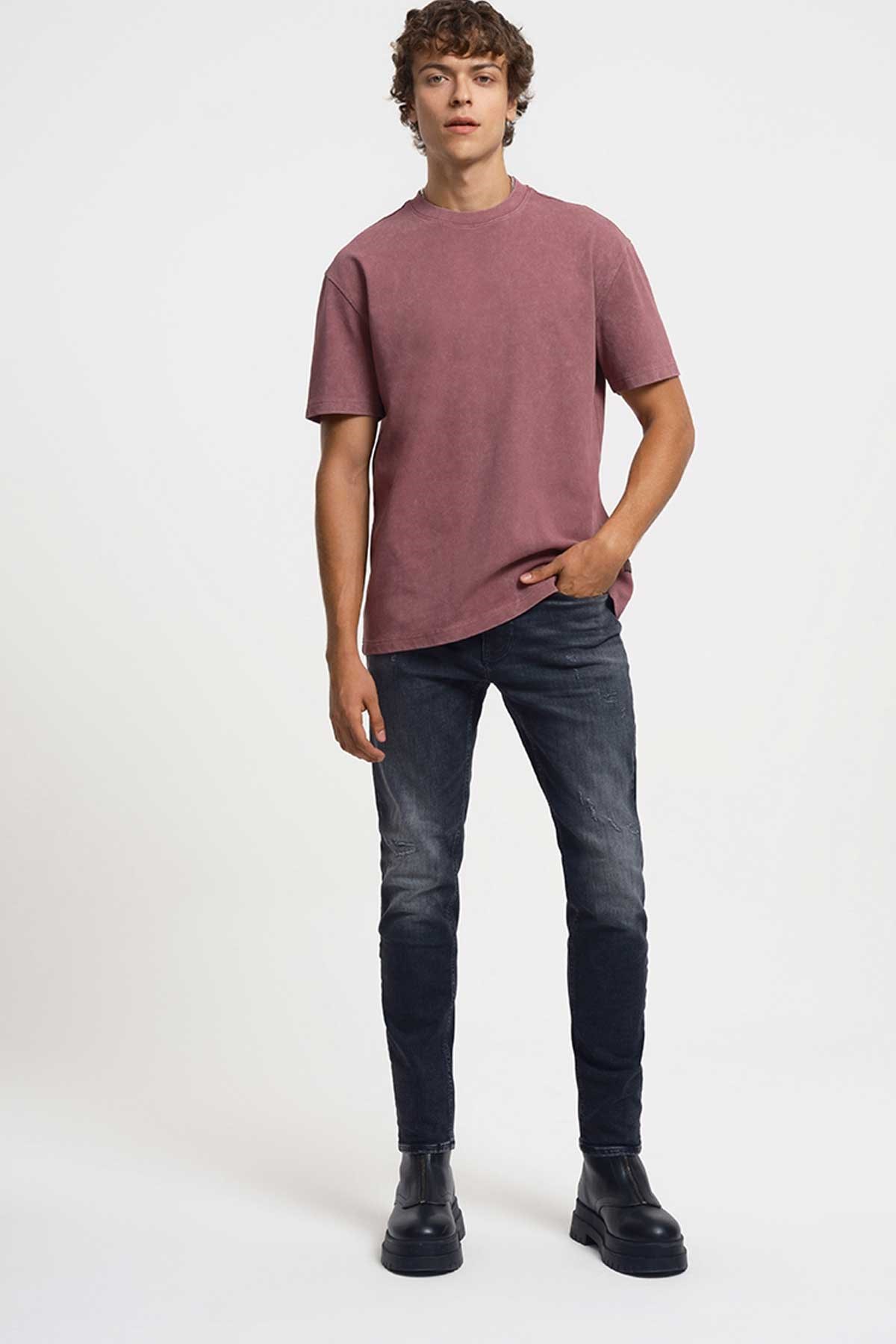 Loft Erkek Tişört LF2033391 Pembe