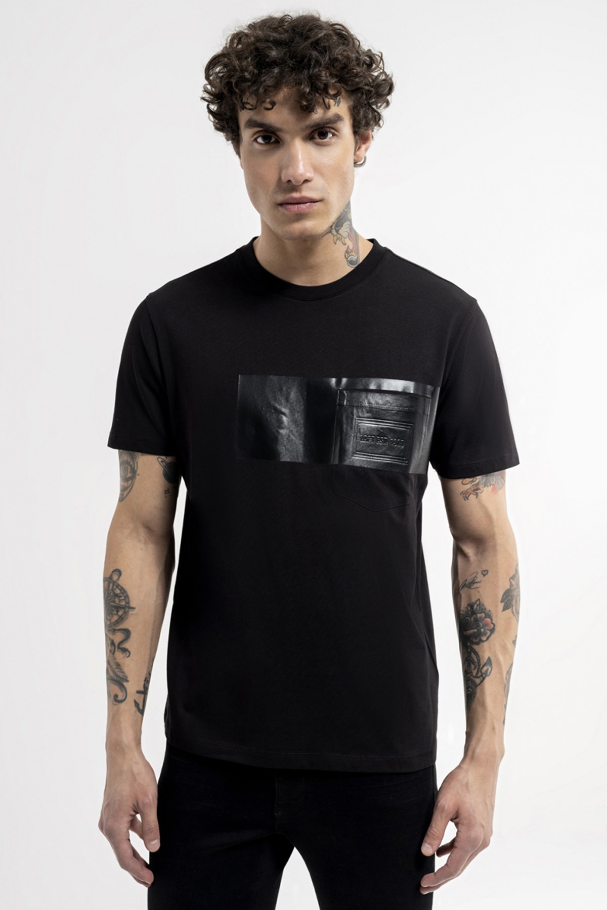 Loft Erkek Tişört LF2033434 Siyah