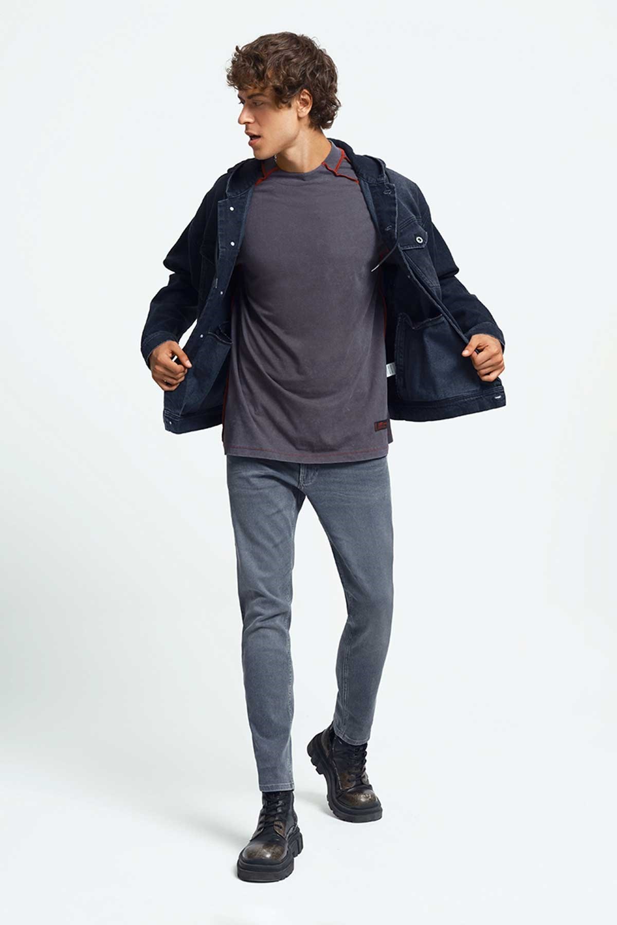 Loft Erkek Kot Ceket LF2033460 Mavi