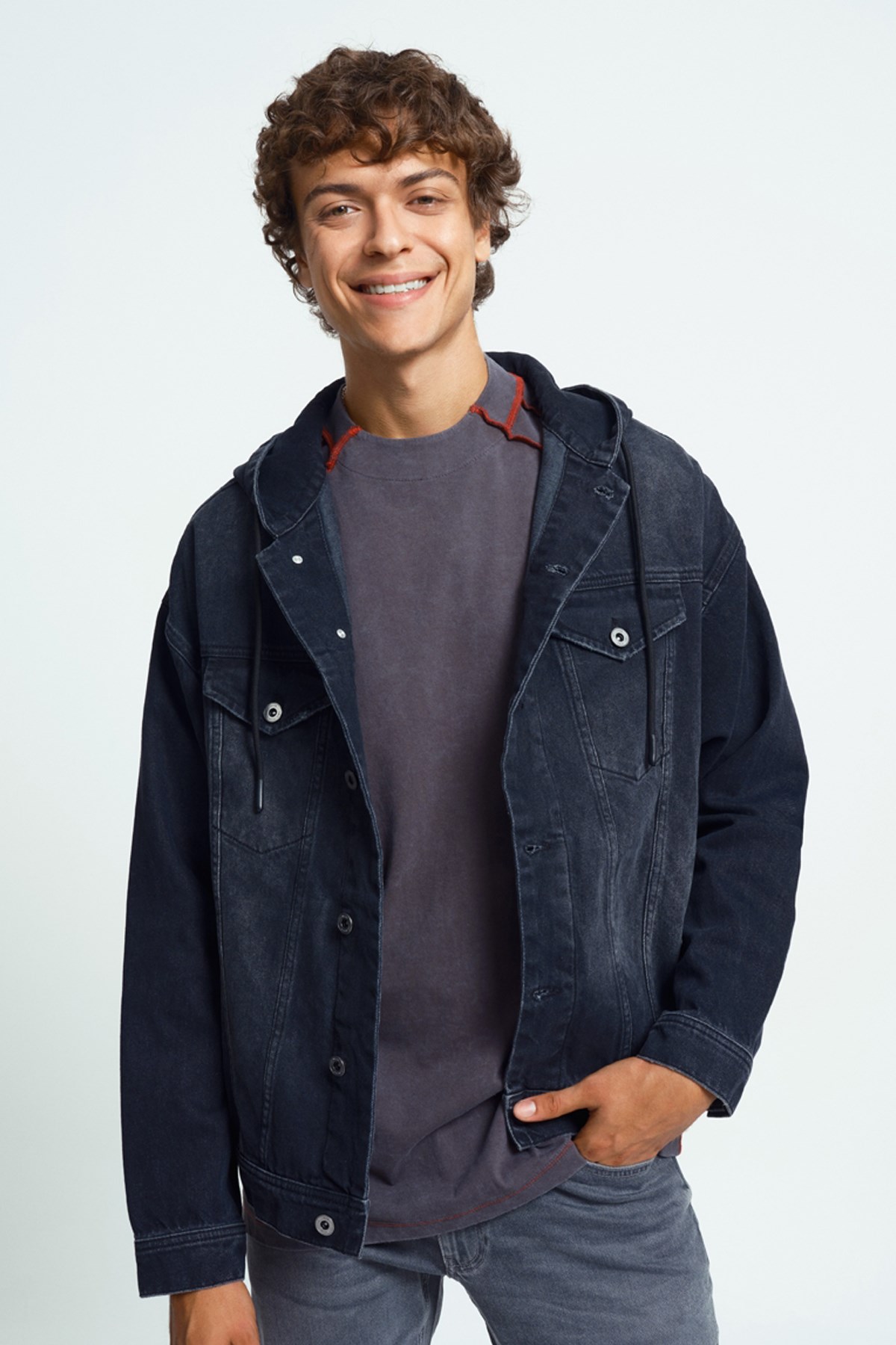 Loft Erkek Kot Ceket LF2033460 Mavi