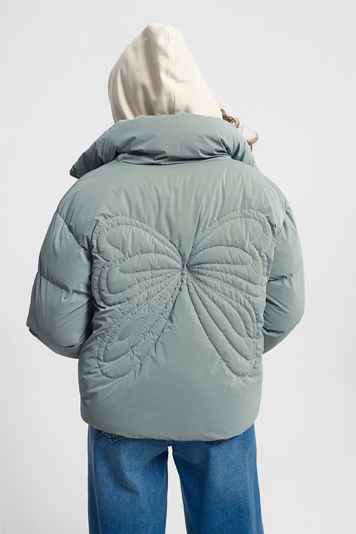 Loft Kadın Mont LF2033465 Yeşil