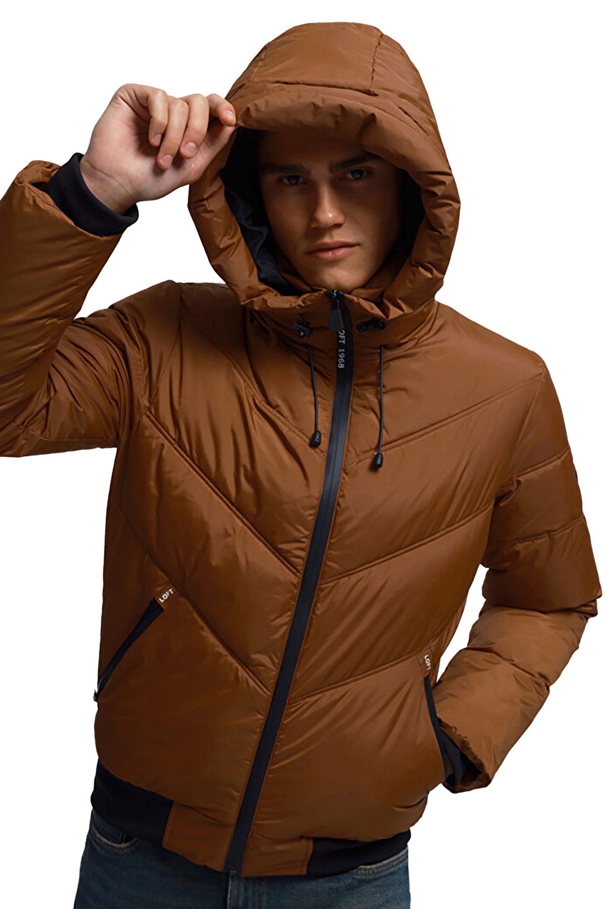 Loft Erkek Mont LF2033497 Kahverengi