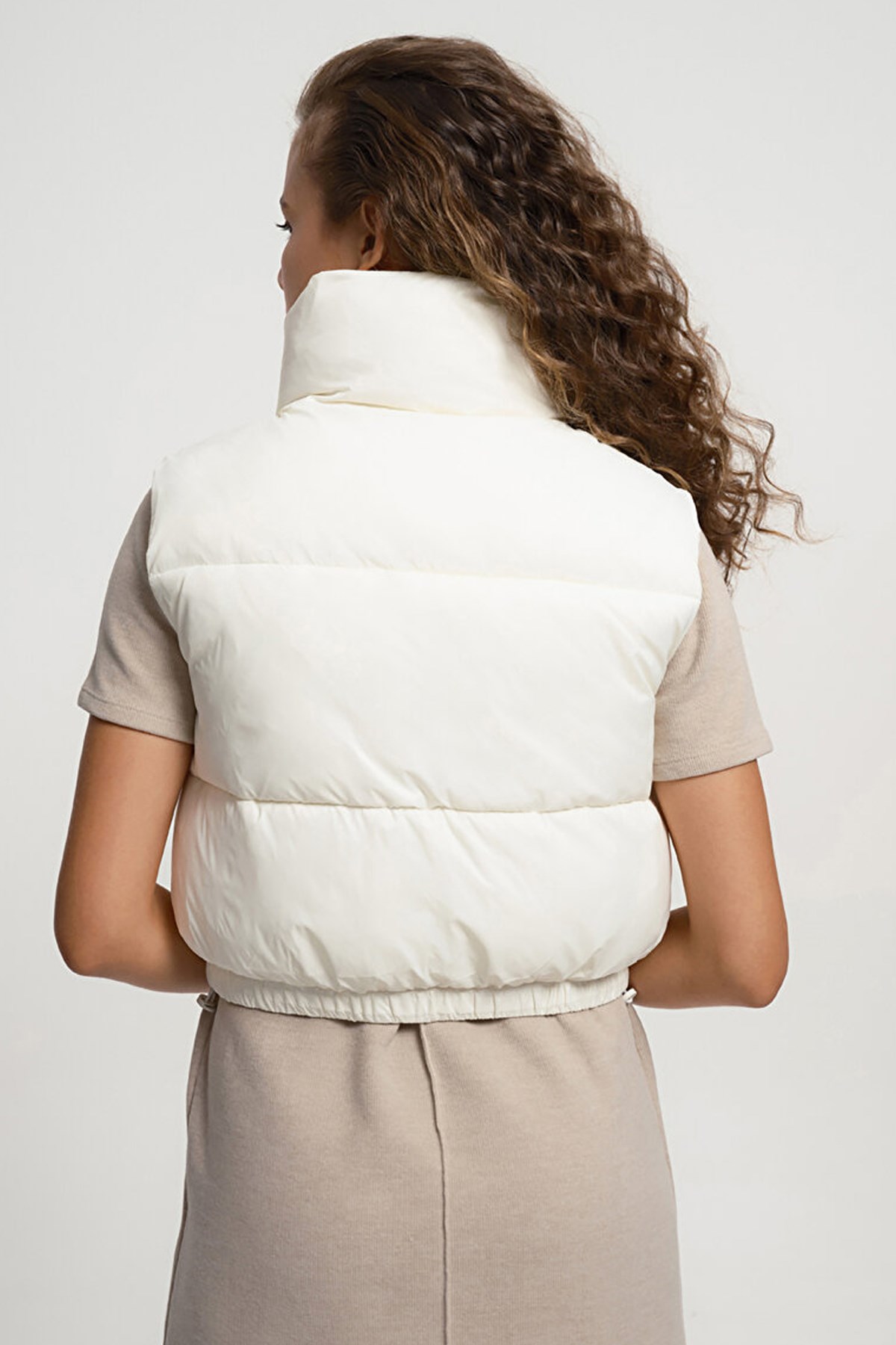 Loft Kadın Yelek LF2033655 Ekru