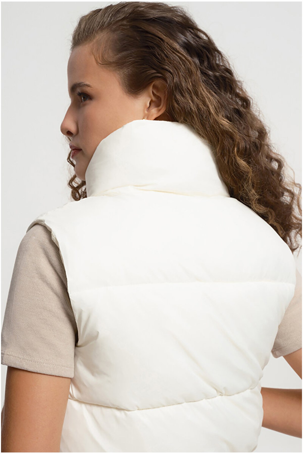 Loft Kadın Yelek LF2033655 Ekru