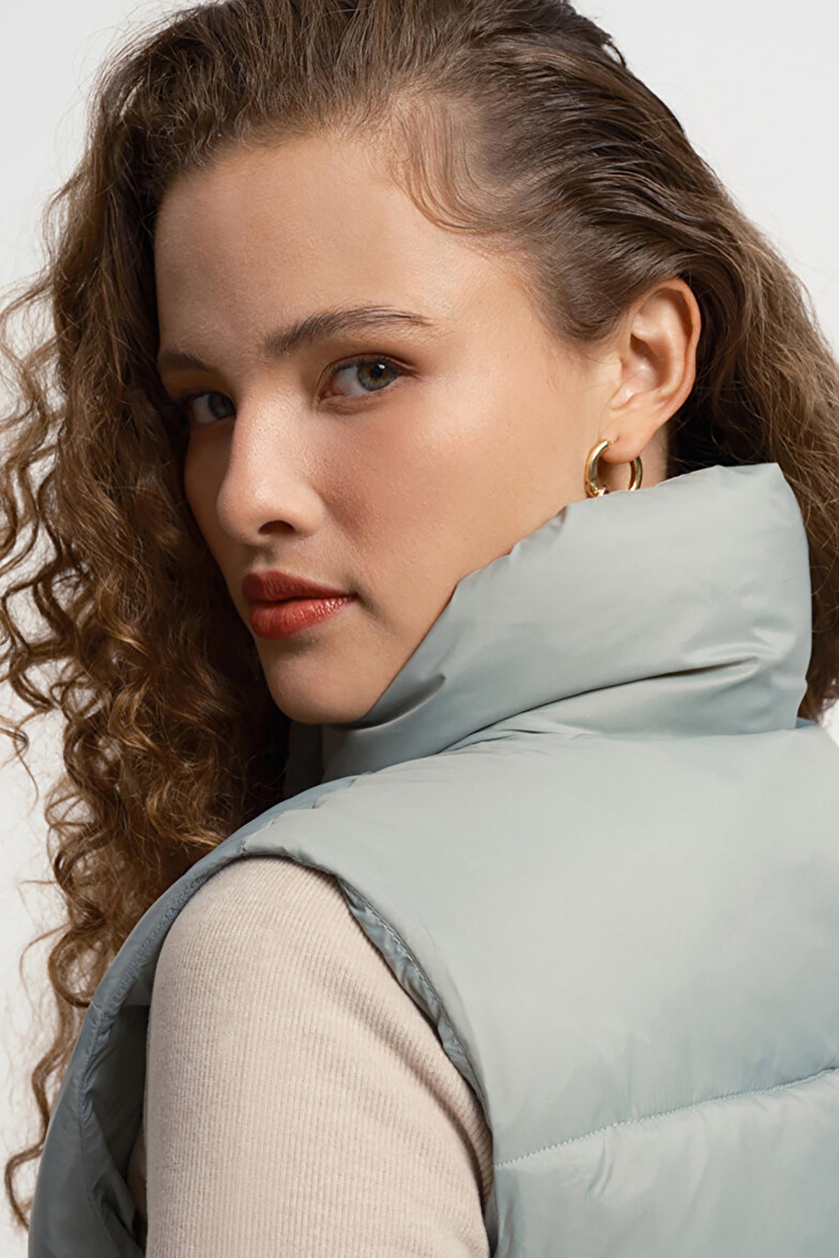 Loft Kadın Yelek LF2033655 Yeşil