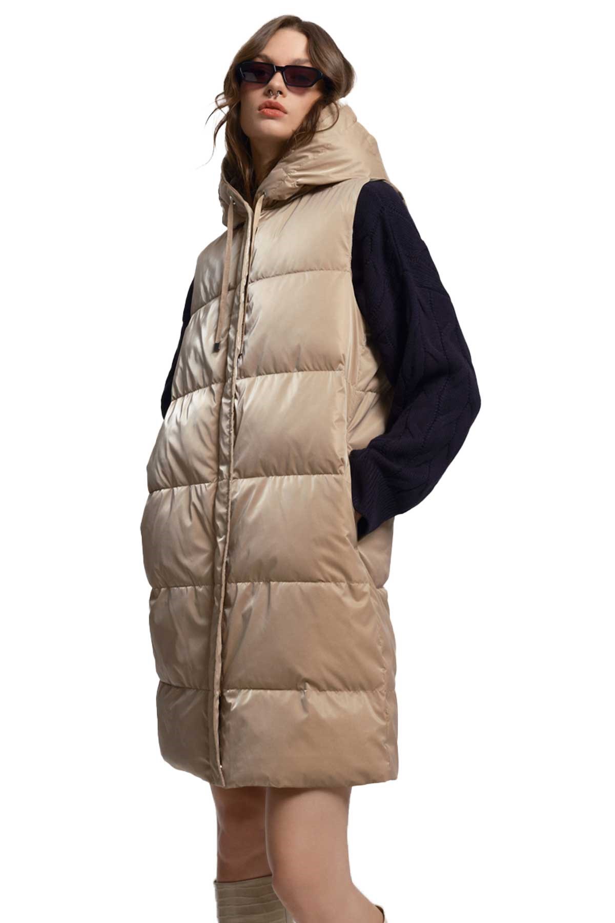 Loft Kadın Yelek LF2033665 Bej