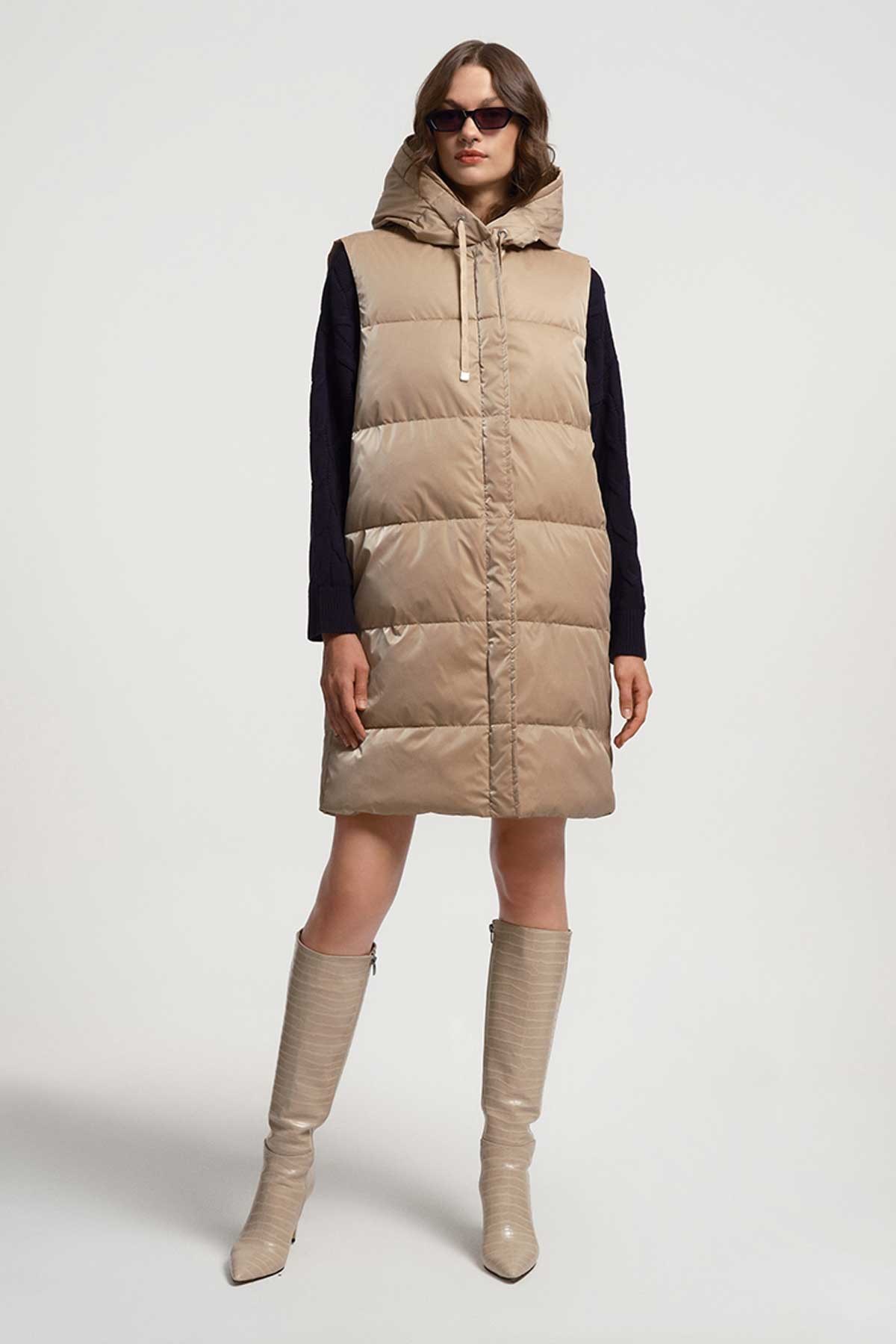 Loft Kadın Yelek LF2033665 Bej