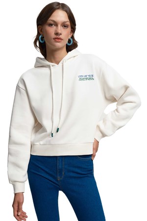 Loft Kadın Sweatshirt LF2033671 Beyaz