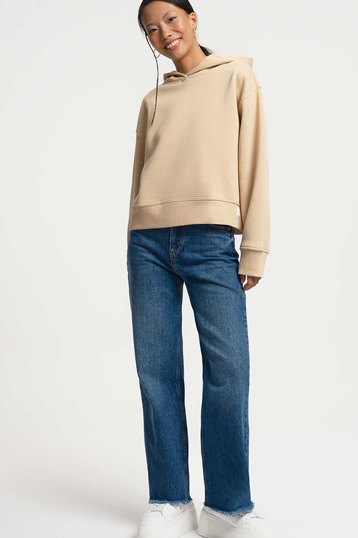 Loft Kadın Sweatshirt LF2033675 Bej
