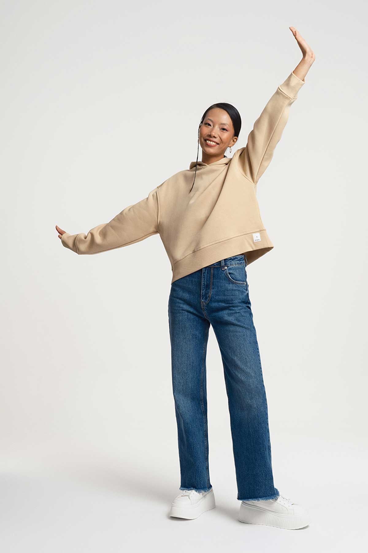 Loft Kadın Sweatshirt LF2033675 Bej